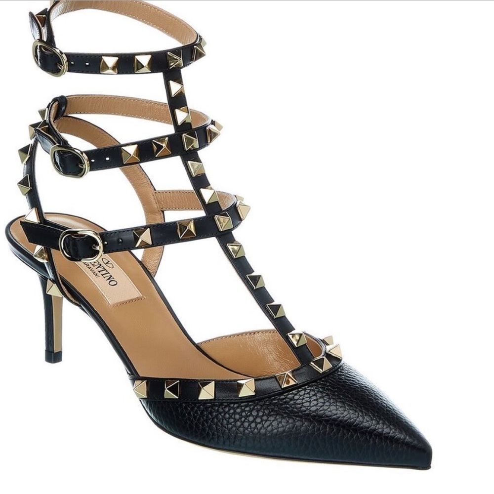 Valentino Rockstud 65mm Black/Gold
